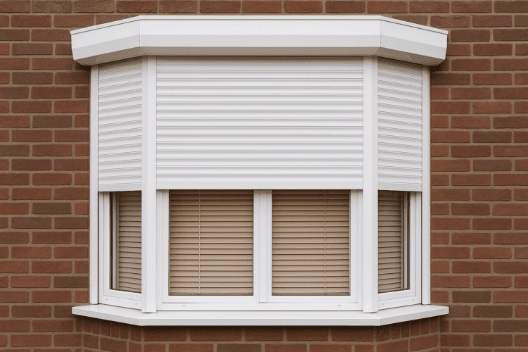 bay window blinds