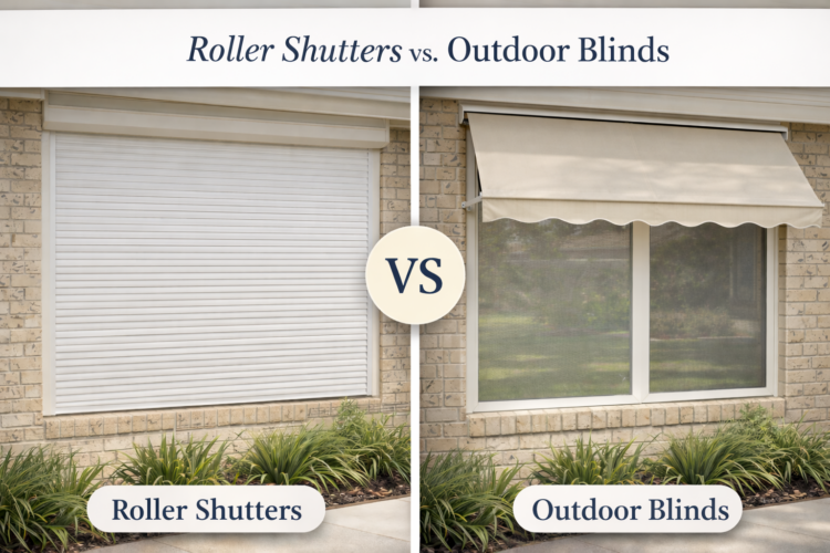 roller shutters v outdoor blinds