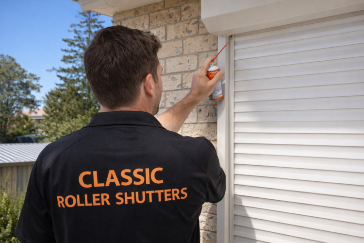 how to lubricate roller shutters