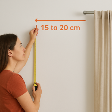 how to install a curtain rod
