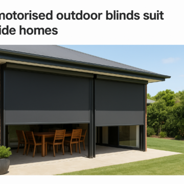 motorised outdoor blinds