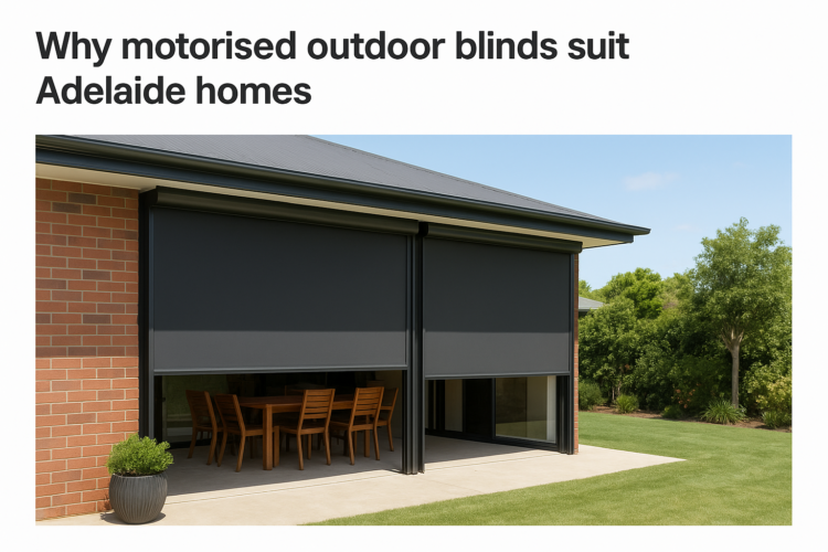 motorised outdoor blinds
