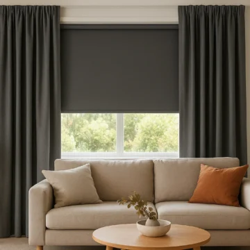 curtains and blinds