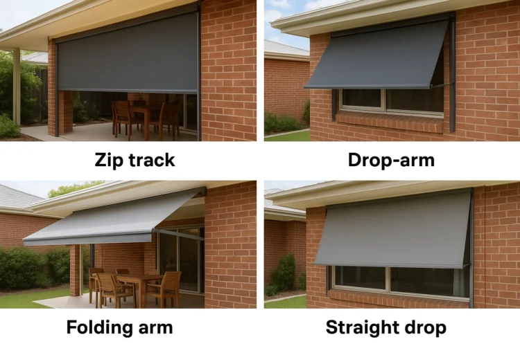 outdoor awning blinds